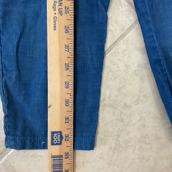 Vintage Kids corduroy / Sherpa upper lined overalls raccoon panel 4T snag - Picture 5 of 11